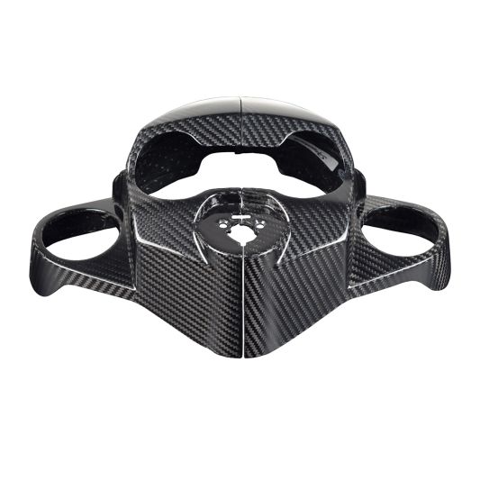 Advanblack  - Carbon Fiber Triple Tree Cover Fits '23.5 + Harley Road Glide Models
