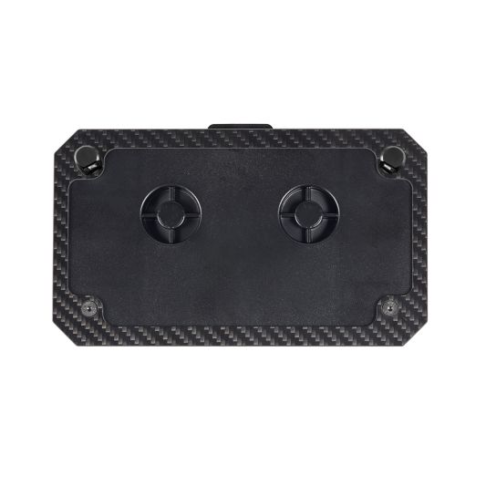 Advanblack  - Carbon Fiber license plate lights Housing Fits '23.5 + Harley Touring Models