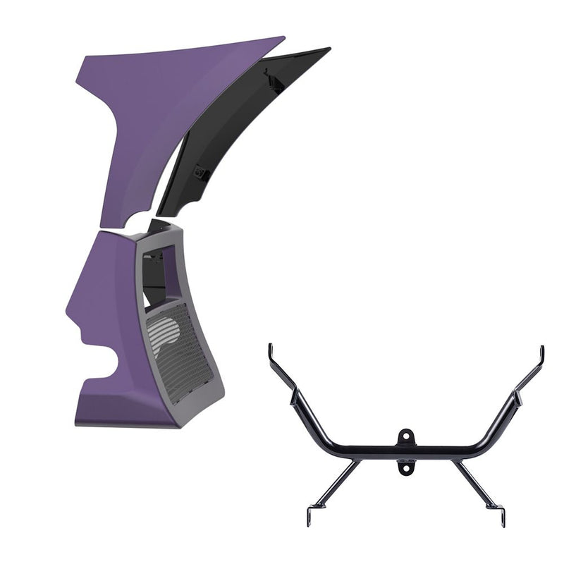 Advanblack Fairing  Spoiler Kit with Support Bracket for '23.5-'26 Harley Road Glide