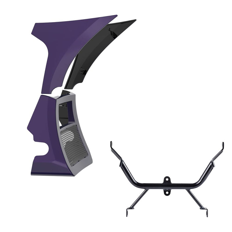 Advanblack Fairing  Spoiler Kit with Support Bracket for '23.5-'26 Harley Road Glide