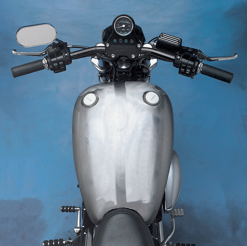 DRAG SPECIALTIES Extended Gas Tank - Smooth-Top Twin-Cap for Sportster