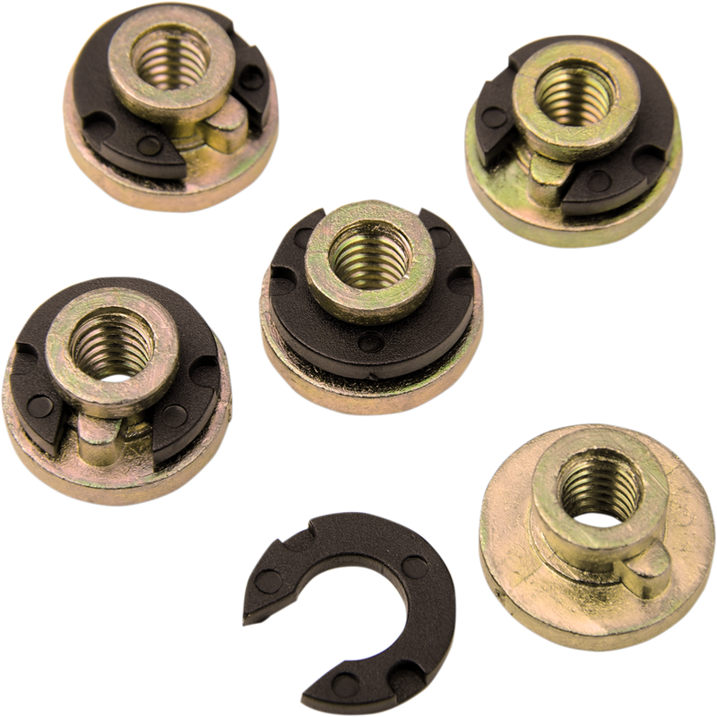 DRAG SPECIALTIES Seat Mount Nut - 1/4"-20 - 5 Pack