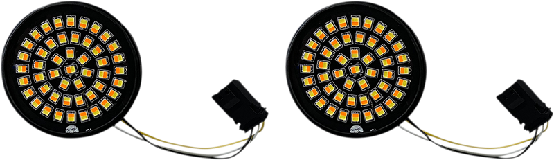 CUSTOM DYNAMICS Genesis® 4 Solid (Halo Free) LED Turn Signal - CVO - Amber/White