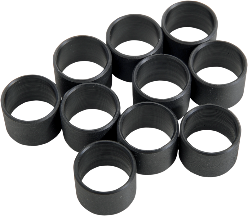 DRAG SPECIALTIES Black Replacement Shift Lever Shaft Bushings - FL/FX - 10 Pack
