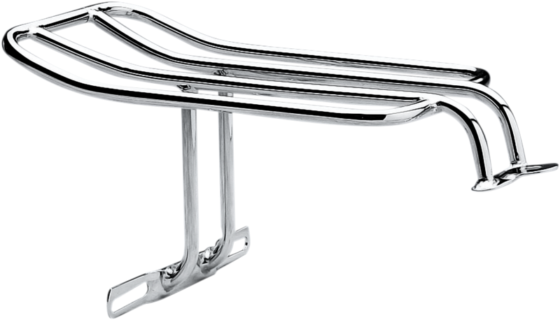 DRAG SPECIALTIES License Plate Mount Luggage Rack Kit - Chrome - FXR/S