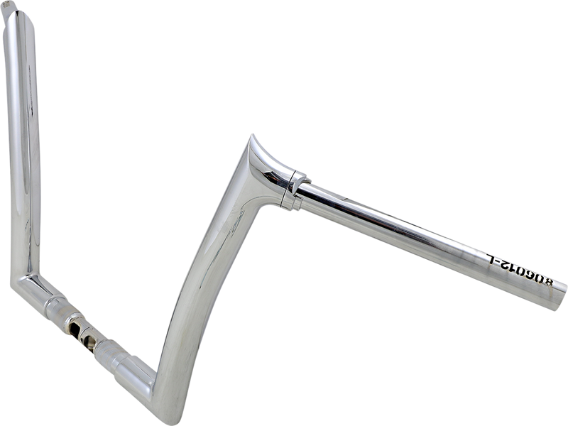 FAT BAGGERS INC. 1-1/2" EZ Install Pointed Top Handlebar - 12" - Chrome 806012