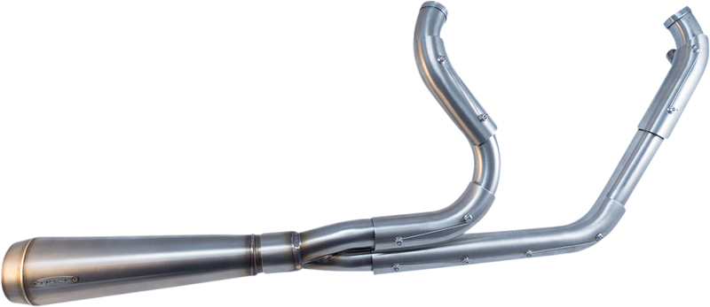 TRASK Assault 2:1 Exhaust - Stainless Steel - '07-'17 Softail