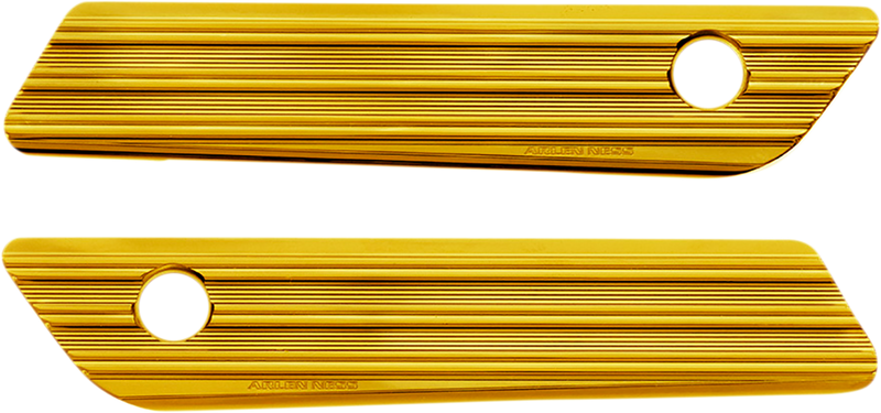 ARLEN NESS Saddlebag Latch Covers - Gold