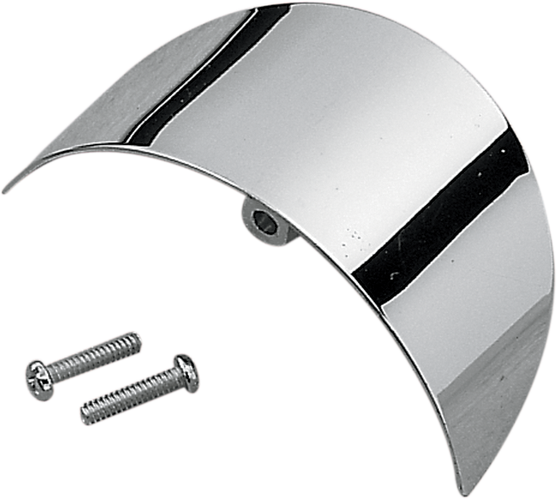 DRAG SPECIALTIES Replacement Rear Turn Signal Visor Kit - Chrome