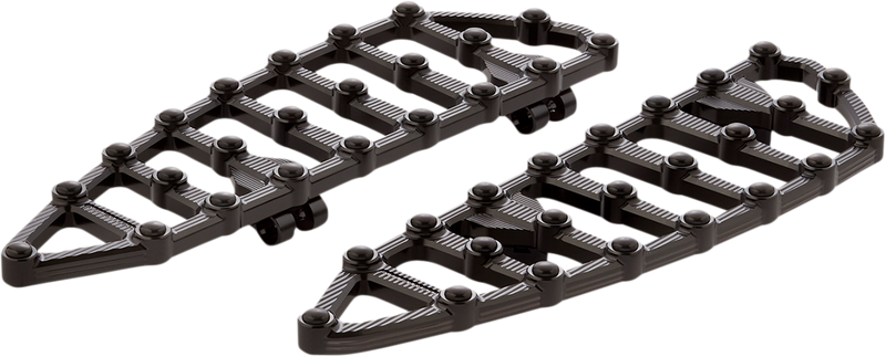 ARLEN NESS MX Driver Floorboards - 2018-2025 SOFTAIL MODELS - Black