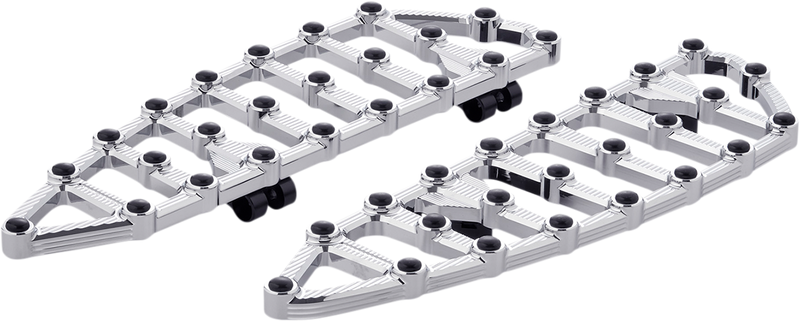 ARLEN NESS MX Driver Floorboards - Chrome - 2018-2022 SOFTAIL MODELS