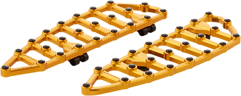 ARLEN NESS MX Driver Floorboards - 2018-2025 SOFTAIL MODELS - Gold