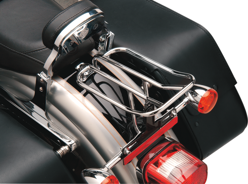 DRAG SPECIALTIES Fender Mount Luggage Rack - Chrome - FXD