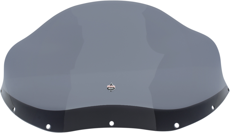 KLOCK WERKS Flare® Windshield - 12" - Dark Smoke - '83-'93 FXRT KWW-02-0573