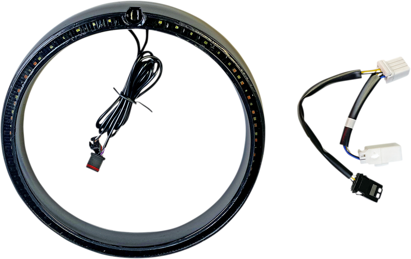 CUSTOM DYNAMICS ProBeam Amber/White Headlamp Sequential Trim Ring
