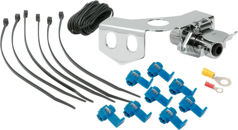 DRAG SPECIALTIES Ball Mount Trailer Hitch Wiring Receptacle Kit