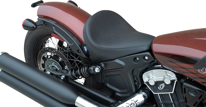 Drag Specialties 3/4 Solo Seat - Black Vinyl