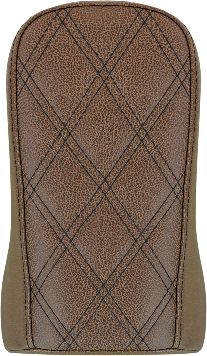SADDLEMEN Renegade Pillion Pad - Sport - Lattice Stitched - Brown - Softail '18-'23