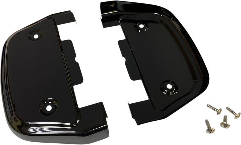 DRAG SPECIALTIES Passenger Floorboard Covers - Gloss Black - FL