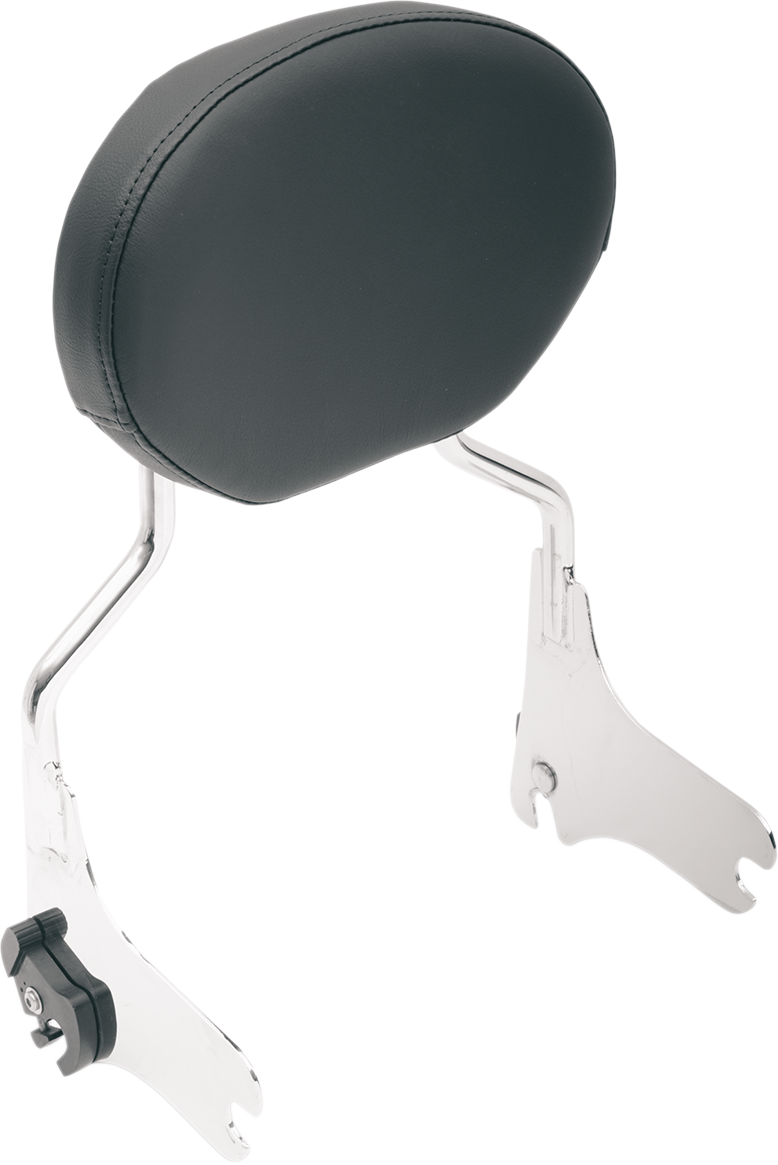 DRAG SPECIALTIES Oval Sissy Bar Smooth Pad - Black - FL '99-'22