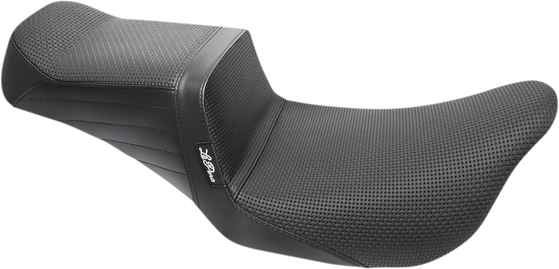 LE PERA Tailwhip Seat - Basketweave - Black - Touring '08-'23