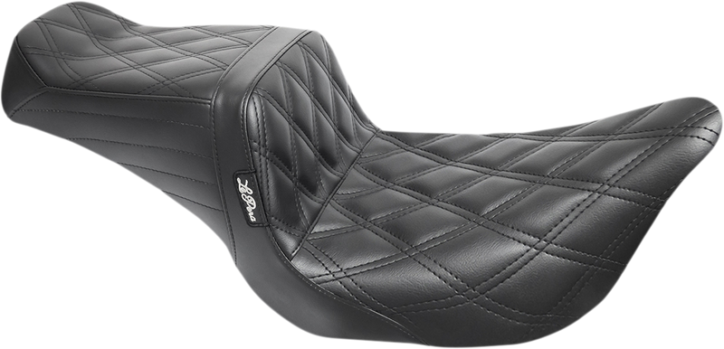LE PERA Tailwhip Seat - Double Diamond - Black - Touring '08-'23