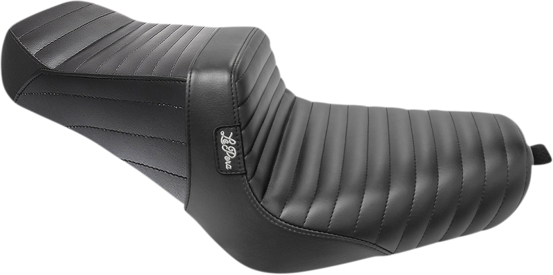 LE PERA Tailwhip Seat - Pleated - Black - Sportster '10-'22