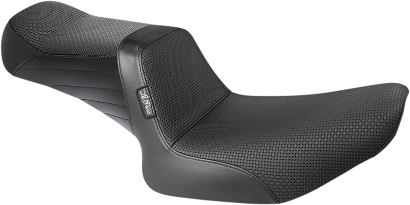 LE PERA Tailwhip Seat - Basketweave - Black - FXR '82-'94
