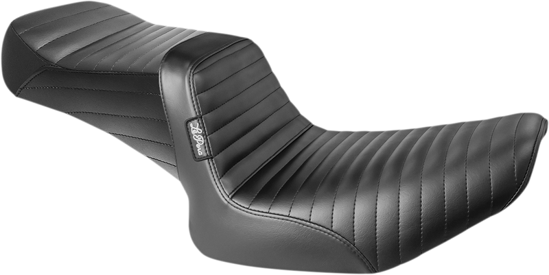 LE PERA Tailwhip Seat - Pleated - Black - FXR '82-'94
