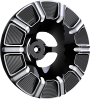 ARLEN NESS Velocity Air Cleaner Cover - 10-Gauge - Black / Machined