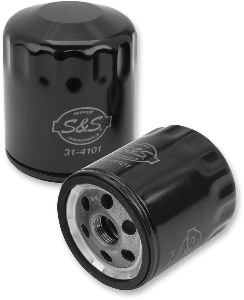 S&S CYCLE Oil Filter - Black