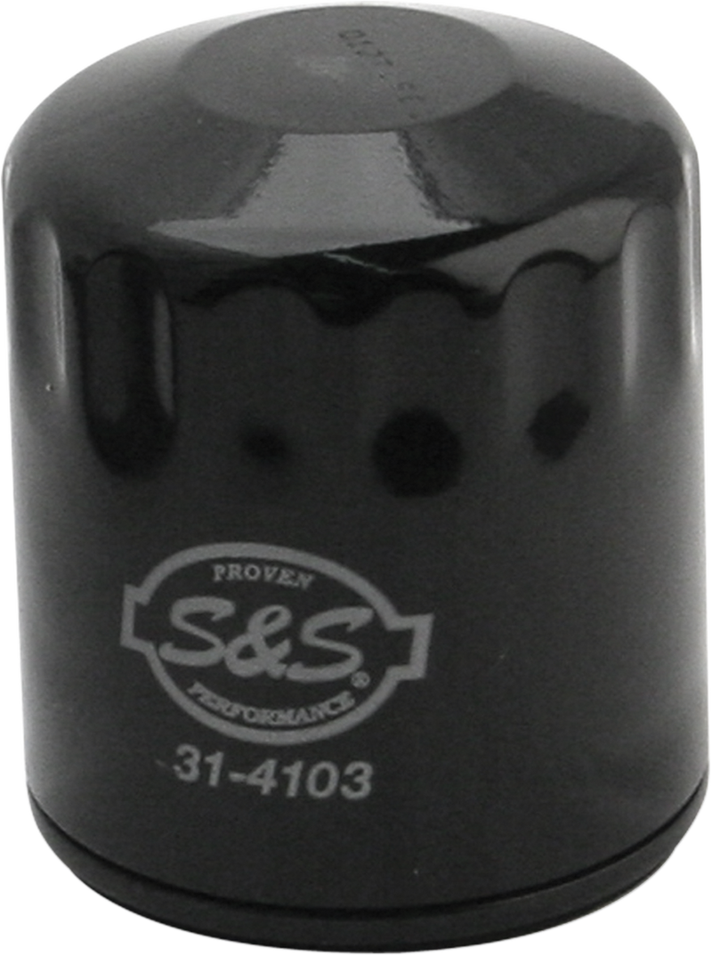 S&S CYCLE Oil Filter - Black