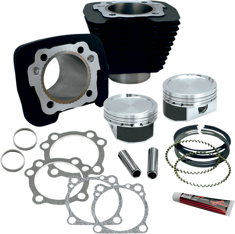 S&S CYCLE 1200cc Conversion Kit - XL883 - Wrinkle Black