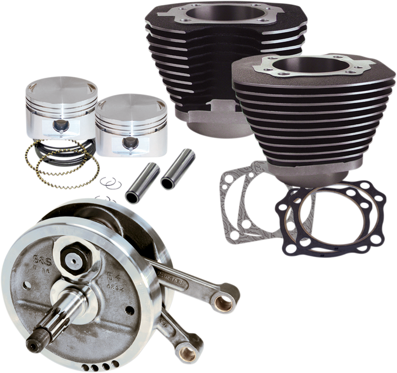 S&S CYCLE 96" Sidewinder Engine Performance Kit - Black