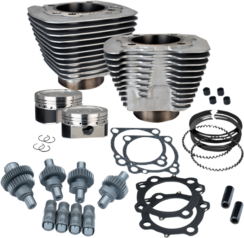 S&S CYCLE Hooligan Engine Performance Kit -1200cc - Silver