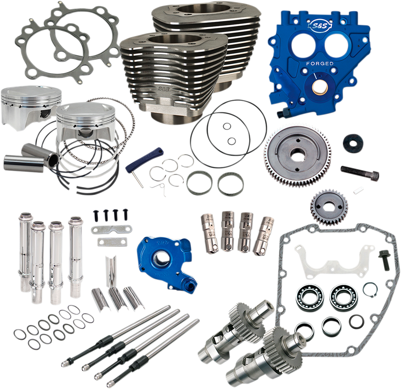 S&S CYCLE 100" Power Package Performance Kit - Gear Drive - Black