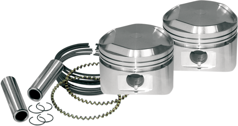 S&S CYCLE Piston Kit - for S&S Super Stock Cylinder Heads - XL 1200 - Standard