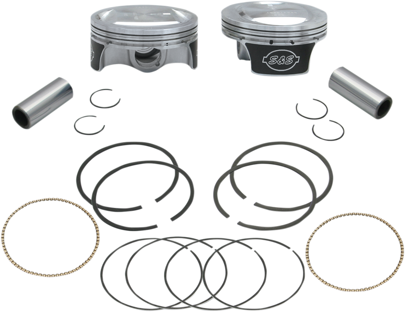 S&S CYCLE Piston Kit - for 103" Hot Set Up Kit - 3.875" - +.010