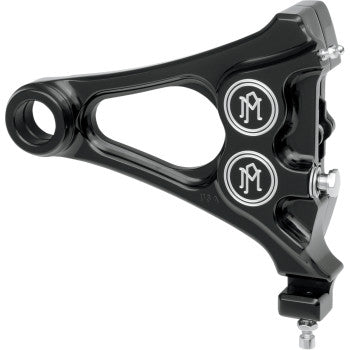 PERFORMANCE MACHINE (PM) Four-Piston Differential-Bore Rear Caliper - Contrast Cut - 11.5" - 08-17 Softail