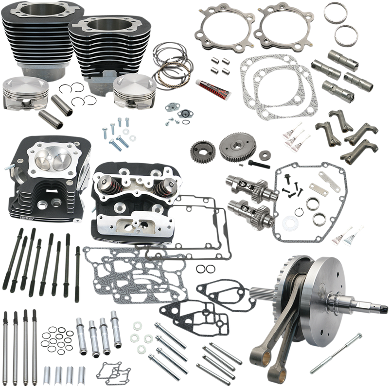 S&S CYCLE 124" Hot Set Up Engine Performance Kit - Black
