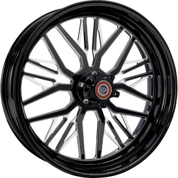 PERFORMANCE MACHINE (PM) Wheel - Phatour - Front - Dual Disc/with ABS - Black/Contrast Cut Platinum - 18x5.5