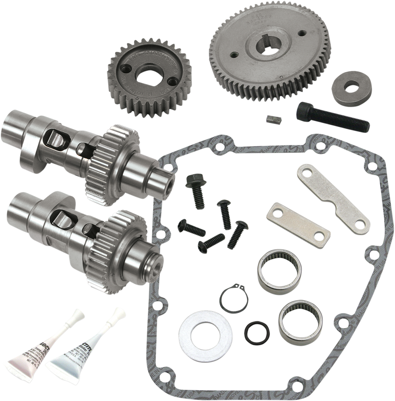 S&S CYCLE Camshaft Kit - 635 H.O. - Gear Drive - Twin Cam
