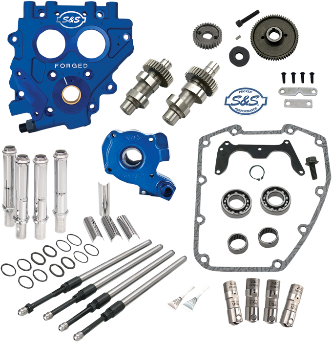 S&S CYCLE Cam Chest with Plate Kit - 509G - Standard Cams - Twin Cam