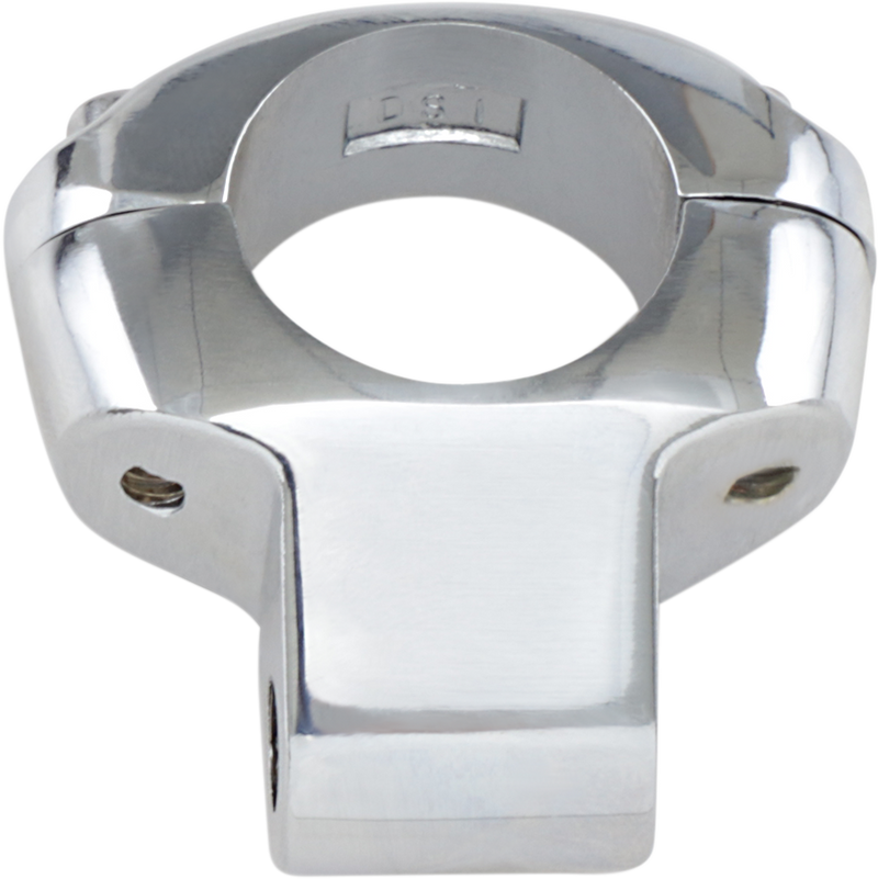 DRAG SPECIALTIES Miller's Two-Piece Mirror Clamp - Chrome