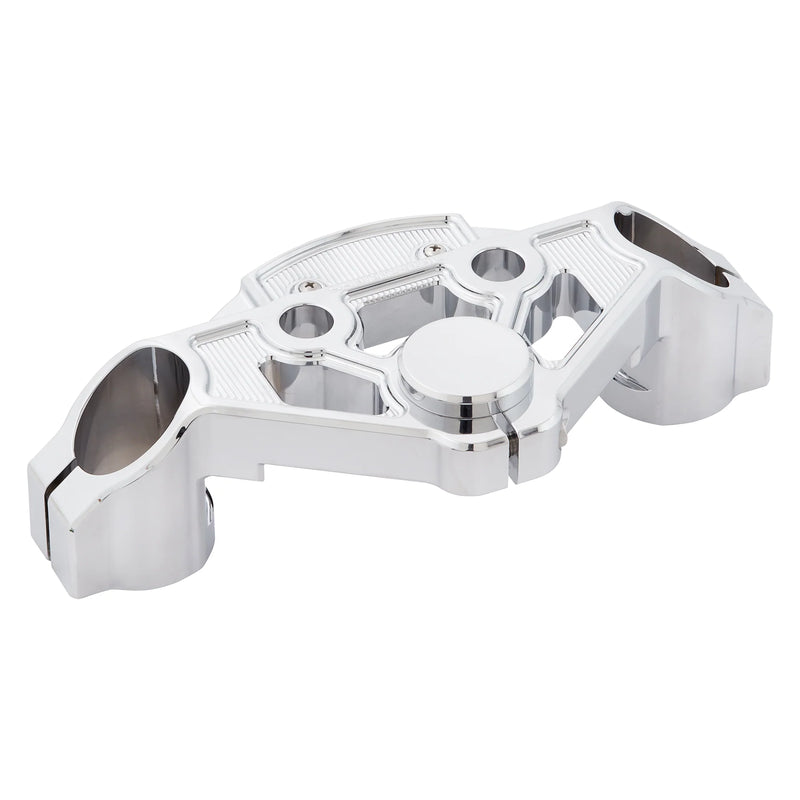 ARLEN NESS Method® 2" Drop Top Triple Tree - Chrome