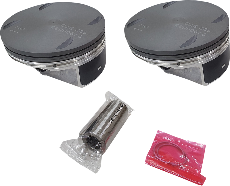 DRAG SPECIALTIES Replacement 10:1 Piston Set - Standard Bore - M8 107" Motor