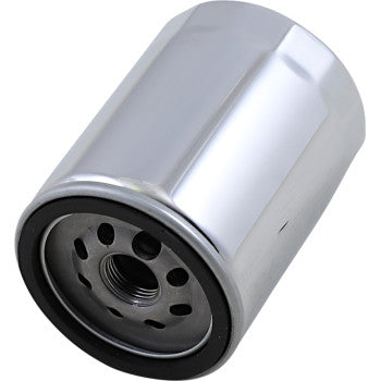 DRAG SPECIALTIES Spin-On Oil Filter - Chrome - M8