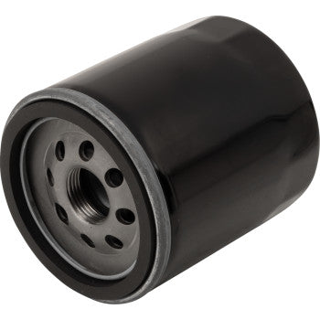 DRAG SPECIALTIES Spin-On Oil Filter with Nut - Black - V-Rod