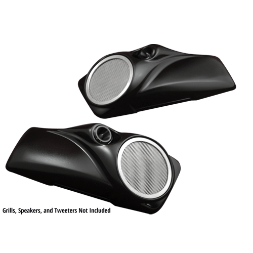 SPEED BY DESIGN Copy Cat Killer Speaker Lids - Unpainted - Touring '97-'13
