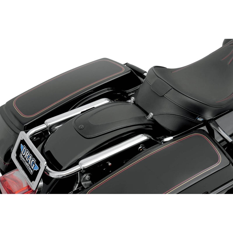 DRAG SPECIALTIES Fender Bib Smooth Vinyl Center - Black - 12" - FLH/FLT '97-'13